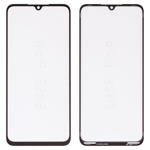 Housing Glass G+OCA PRO compatible with Samsung A057 Galaxy A05s, with OCA film, black 