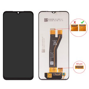 LCD compatible with Samsung A146B Galaxy A14 5G, black, without frame, High Copy, 48 pin, BS066FBM L09 DB01_1.1 