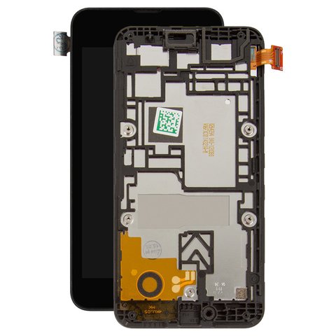 Pantalla LCD puede usarse con Nokia 530 Lumia, negro, con marco
