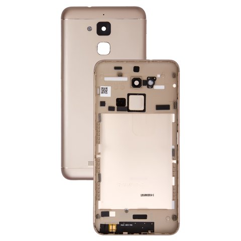 Panel trasero de carcasa puede usarse con Asus Zenfone 3 Max ZC520TL  5,2", dorada, con botones laterales