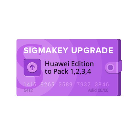 Modernización de SigmaKey Huawei Edition hasta SigmaKey con Pack 1, 2, 3, 4