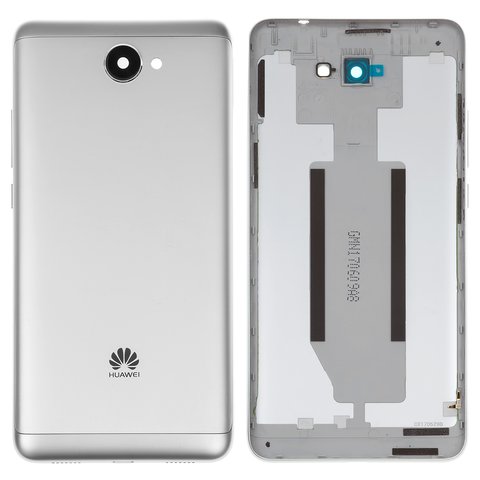 Panel trasero de carcasa puede usarse con Huawei Nova Lite+, Y7 2017 , plateada, Original PRC , TRT LX1 TRT L21 TRT TL00