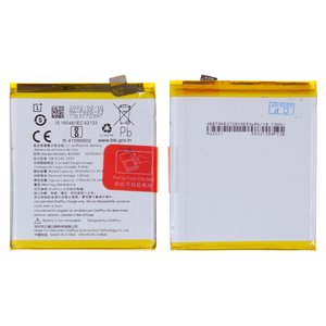Batería BLP685 puede usarse con OnePlus 6T, Li Polymer, 3.85 V, 3700 mAh, Original PRC 