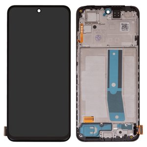 Pantalla LCD puede usarse con Xiaomi Redmi Note 11, negro, con marco, Copy, TFT 