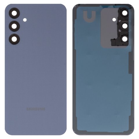 Panel trasero de carcasa puede usarse con Samsung A256 Galaxy A25, azul claro, con vidrio de cámara, optimistic blue