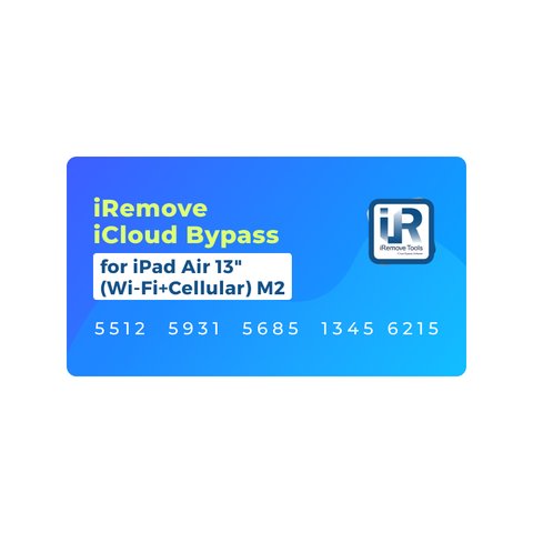 iRemove iCloud Bypass para iPad Air 13" Wi Fi+Cellular  M2