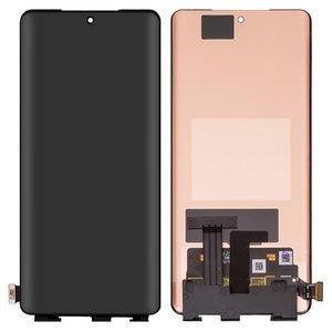 Pantalla LCD puede usarse con OnePlus 12R, Ace 3, negro, sin marco, High Copy, OLED 