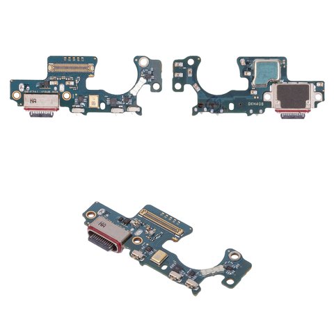 Cable flex puede usarse con Samsung F741 Galaxy Z Flip6, del conector de carga, con componentes, Original PRC , placa del cargador