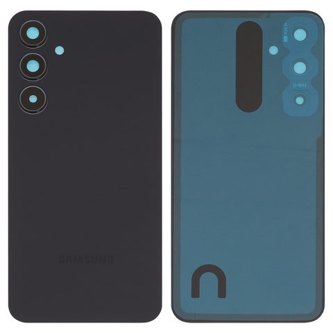 Panel trasero de carcasa puede usarse con Samsung A356 Galaxy A35 5G, azul, con vidrio de cámara, navy