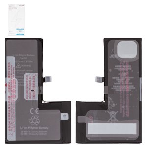Batería JCID puede usarse con Apple iPhone XS, Li Polymer, 3.81 V, 3020 mAh, mayor capacidad