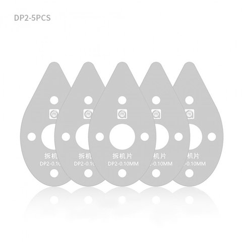 Herramienta para levantar pantalla, cristal táctil Amaoe DP2, espátula metálica, 5 uds.