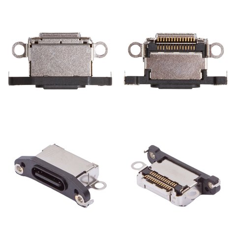 Conector de carga puede usarse con iPhone 15 Pro, iPhone 15 Pro Max, negro, USB tipo C