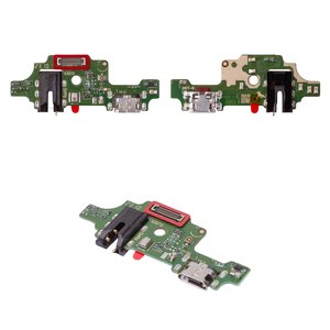 Cable flex puede usarse con Tecno Spark 5 KD7S , del conector de carga, del conector de auriculares, con micrófono, con componentes, High Copy, placa del cargador