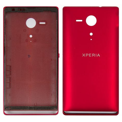 Корпус для Sony C5302 M35h Xperia SP, C5303 M35i Xperia SP, красный