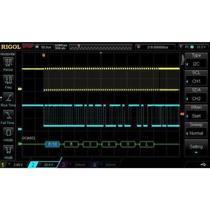 Програмне розширення для декодування I2C, SPI, UART RS232 RIGOL SA DS1000Z