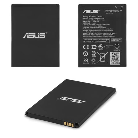 Акумулятор для Asus ZenFone Go ZC500TG , Li Polymer, 3,8 В, 2000 мАг, Original PRC , #C11P1506