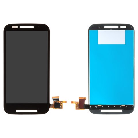 Дисплей для Motorola XT1021 Moto E, XT1022 Moto E, XT1025 Moto E, черный, без рамки, Сopy