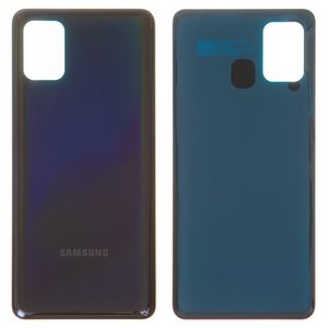 Задня панель корпуса для Samsung A315 Galaxy A31, чорна, prism crush black