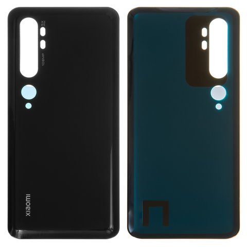 Задняя панель корпуса для Xiaomi Mi Note 10, Mi Note 10 Pro, черная, M1910F4G, M1910F4S