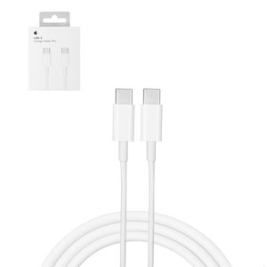 USB кабель, 2xUSB тип C, 100 см, білий, service pack box