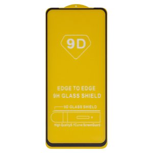 Захисне скло для Xiaomi Poco M6 Pro 5G, Redmi 12, сумісне з чохлом, Full Glue, без упаковки , чорний