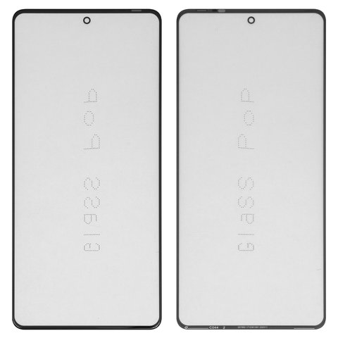 Скло корпуса G+OCA PRO для Tecno Camon 20, Camon 20 Premier, Camon 20 Pro, Camon 20 Pro 5G; Infinix GT 10 Pro X6739 , Note 30 Pro X678B , Note 30 VIP X6710 , з ОСА плівкою, чорне