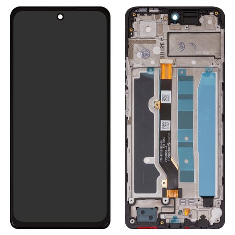 Дисплей для Infinix Hot 40 X6836 , чорний, з рамкою, High Copy, FPC6805