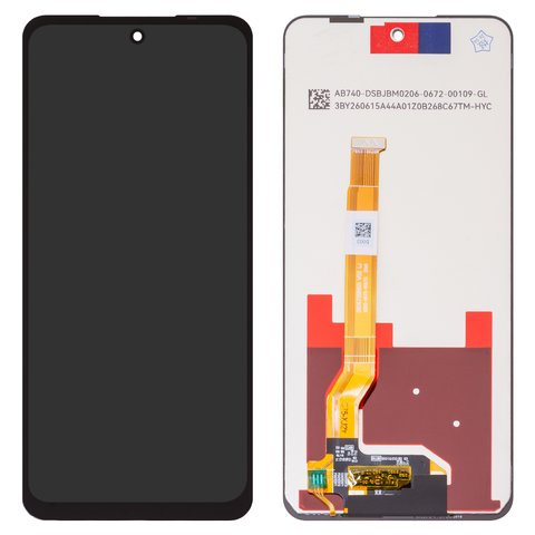 Дисплей для Realme 12 5G RMX3999 , черный, без рамки, High Copy