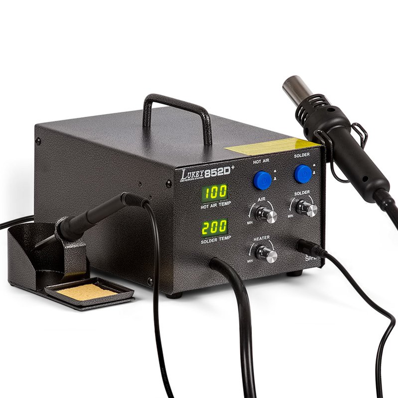 Термовоздушная паяльная станция Lukey 852D+ - Masteram