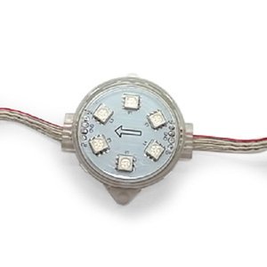 Комплект круглих LED-модулів (повноколірні, 6 світлодіодів SMD5050, 40 мм, IP67, 20 шт.) Комплект круглих LED-модулів (повноколірні, 6 світлодіодів SMD5050, 40 мм, IP67, 20 шт.)