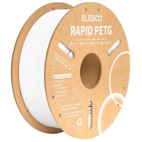 Филамент ELEGOO RAPID PETG, белый white , 1 кг