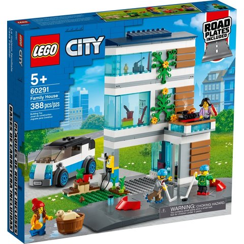 Конструктор LEGO City Сучасний сімейний будинок (60291)
